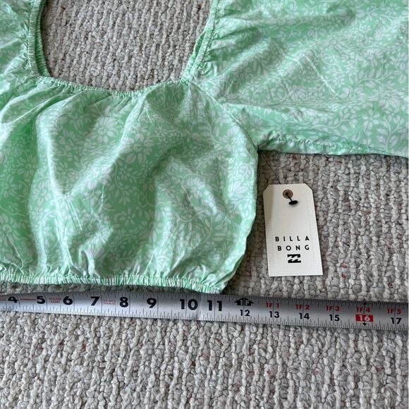 Billabong Tropic Sun Crop Top in Honeydew NWT - Picture 8 of 15